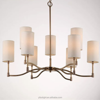 Lustre LED de Luxe Nordique Postmoderne Réglable avec Garantie de 3 Ans pour Salon, Chambre, Restaurant, Maison