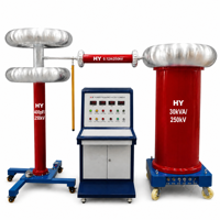 Transformador de Prueba Hipot AC de 30kVA 250kV Sumergido en Aceite, Libre de Descargas Parciales, para Pruebas de Transformadores y Subestaciones de Cables