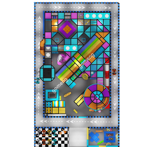 Parque de Atracciones de Lujo con Gran Gimnasio Interactivo, Castillo de Escalada de Gran Capacidad, Laberintos y Equipamiento para Parques Infantiles Interiores - Product Image 6