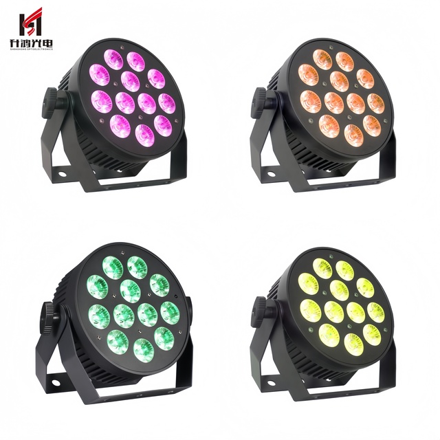 Remote Control 120W Stage Par Light RGBWA Mini 4in1 LED DMX512 Hunged for DJ Wedding Event Stage Lighting
