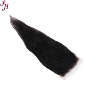 FH Cierre Frontal Transparente de Encaje Suizo 5x5, Cabello Virgen Remy Brasileño Liso Pre-Desplumado - Product Image 3