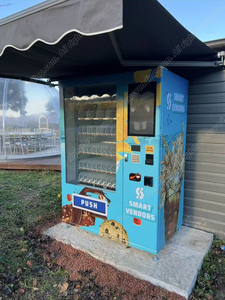 Lớn thương mại kết hợp thang máy máy bán hàng tự động lạnh đồ uống & đồ ăn nhẹ với màn hình cảm ứng lớn & Hệ thống thanh toán tiền xu - Product Image 5