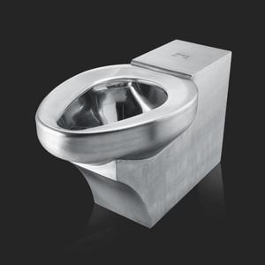 Groothandel Moderne Wandmodel RVS Eendelige Ecologische <span class=keywords><strong>Toilet</strong></span> met P-trap Zwaartekrachtspoeling voor Hotels & Villa's - Product Image 3