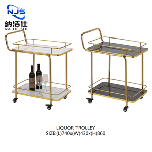 Modern Luxe Hotel Serveren Trolley Bar Kar Roestvrij Staal Voor Eetrestaurant Keuken Home Bar Outdoor School Ziekenhuis Gebruik - Product Image 3