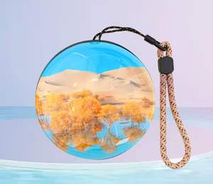 Sunnysprout Jouet électronique en verre magique en forme d'animal, jouet à mémoire de forme, diffuse des <span class=keywords><strong>photos</strong></span>/vidéos, sans batterie, diamètre 7 cm, cadeaux de Noël/anniversaire - Product Image 4