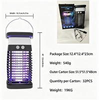 Nouvelle lampe anti-moustiques d'extérieur alimentée par l'énergie solaire et la lumière UV