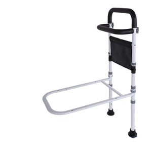 Home storage Bedside Assist rail for Elderly Seniors Adults Safety with Support Legs <b>Pocket</b> <b>Bed</b> Assist Rail - Product Image 2