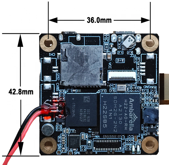 Custom 4K 1080P 60FPS Wi-Fi 360 Video Drone Camera Module for Outdoor Sports & Action Tracking Photography