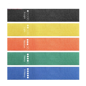 Kit <span class=keywords><strong>de</strong></span> 5 Bandas <span class=keywords><strong>de</strong></span> Resistencia Mini Loop <span class=keywords><strong>de</strong></span> Tela Tejida <span class=keywords><strong>y</strong></span> Látex <span class=keywords><strong>para</strong></span> Fitness, Moldeadoras <span class=keywords><strong>de</strong></span> Glúteos <span class=keywords><strong>y</strong></span> <span class=keywords><strong>Piernas</strong></span>, Personalizadas <span class=keywords><strong>y</strong></span> Sensuales - Product Image 4