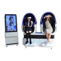 Chaise Oeuf de Réalité Virtuelle 9D VR Factory pour Parc d'Attractions