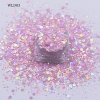 En vrac en vrac de haute qualité mixte paillettes holographiques macaron paillettes pour résine Arts artisanat corps visage ongles gobelet