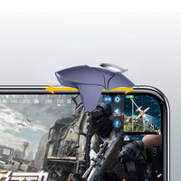 Gamepad kontroler, PUBG, Game Controller, Gamepad, Joystick L1 R1, pemicu logam, gratis tembakan, Gamepad untuk ponsel IOS, Android