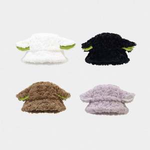 Chapeau Bob en Peluche Doux et Moelleux à Imprimé Vache Laitière, en Gros et en Stock, pour Femme, Mode Hiver, Chaud, Décontracté, Sport, Voyage, Extérieur - Product Image 3