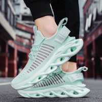 Chaussures décontractées tendance printemps-automne, lacets élastiques, respirantes, légères, chaussures de course, chaussures de montagne pour hommes