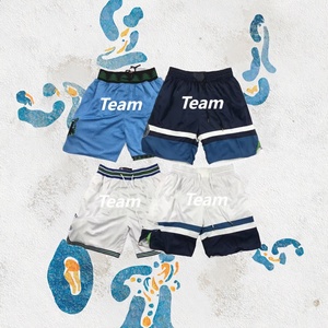 Pantalones Cortos de Baloncesto Personalizados con Nombre de Equipo para Hombre, Transpirables, con Cordón Ajustable, Estilo Retro, para Entrenamiento Deportivo - Product Image 2