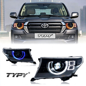Juego de Faros Delanteros LED de Diseño TYPY Automotive Guard para Land Cruiser 2007-2021, 12V, Alto Brillo, 60W, 6000K, 8000LM - Product Image 1
