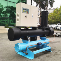 Machine de refroidissement industrielle à spirale refroidie à l'eau R410A de 65 kW, 100 kW, 130 kW, 160 kW, fournie directement par l'usine – Refroidisseur d'eau industriel