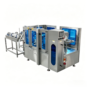 Máquina Empacadora de Bolsas Preformadas Rotativa Eléctrica ABBA-300R, 8 Estaciones, Automática, para Bolsas Doypack con Cierre, Empaquetado de Papel para Alimentos - Product Image 2