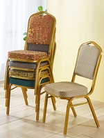 Chaises empilables en métal Yaweijia pour événements d'usine, églises, restaurants, mariages, mobilier de banquet, chaises d'hôtel pas chères en gros