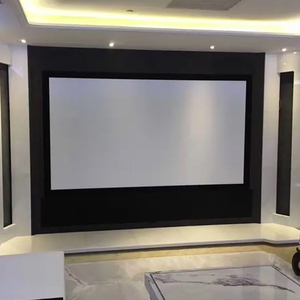 Pantalla de Proyector de 200 Pulgadas con Marco Fijo para Montaje en Pared, Cine en Casa, Ancho de Marco de 10 mm, Tela de PVC Suave Gris, 4K HD 4:3 - Product Image 3