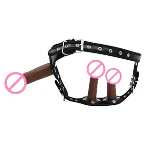 Culotte à trois têtes pour femmes, pour masturbation, usage lesbien, godemiché portable et jeu anal, jouet sexuel féminin pour femme - Product Image 2