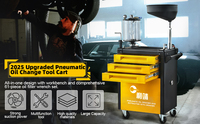 Tiroirs en fer et acier OEM personnalisables pour l'entretien automobile Nouvelles tendances Stockage d'atelier Chariot à outils d'égouttage d'huile en attente de brevet