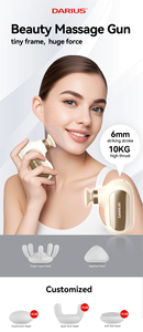 Mini Pistola de Masaje Deportiva Inalámbrica Recargable OEM, Portátil, de Mano, para Tejido Profundo, Percusión Muscular, Vibración Corporal - Product Image 2