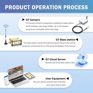 Registrador de Datos de Temperatura Digital Industrial con Soporte en la Nube, IP65, Alimentado por Batería - Product Image 5