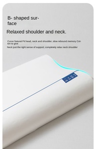 Deep Sleep Companion-Memory Foam <b>Pillow</b> with <b>Neck</b> Support & Height Options Customized Comfort for Zero Slumber - Product Image 4