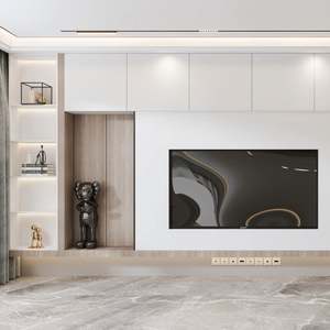 Hot <b>Sale</b> Modern Custom Living Room Furniture Set <b>TV</b> <b>Stand</b> Storage Cabinet Eco-Friendly Durable High Quality <b>for</b> Villa Hotel - Product Image 1