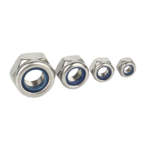 ODM OEM tuerca de bloqueo de inserción de acero inoxidable tuerca hexagonal de acero inoxidable M2 <span class=keywords><strong>M6</strong></span> M8 M10 M12 M28 tuerca hexagonal de bloqueo de nailon - Product Image 5
