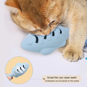 ของเล่นลูกบอลซิลิโคนสำหรับแมว น่ารัก เป็นมิตรกับสิ่งแวดล้อม ผสมแคทนิป ช่วยทำความสะอาดฟัน บรรเทาอาการปวดฟัน สำหรับลูกแมว - Product Image 3