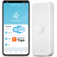Tuya WIFI 90 °   Détecteur de mouvement corporel intelligent sans fil, système de sécurité domestique avec application Smart Life pour surveillance à distance