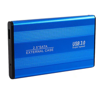 2.5 pollici in alluminio SATA HD HDD custodia custodia per disco rigido esterno USB 2.0 compatibile per PC portatile SSD Desktop