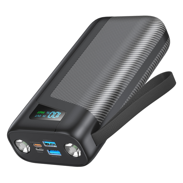 New Product Ideas 2026 Electronics Digital Display High Capacity Fast Charging PD20W Built-in Flashlight 30000mAh Power Banks