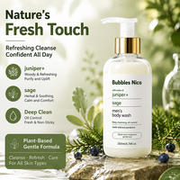 Gel Douche Hydratant et Nettoyant en Profondeur à Base de Plantes pour Peaux Sèches, Fabrication OEM, Marque Privée, Vente en Gros
