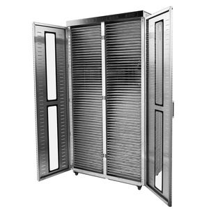 Dehidrator makanan besi tahan karat industri kapasitas besar 116 nampan dapat disesuaikan 0-24 jam pengatur waktu 30-90 kontrol suhu - Product Image 4