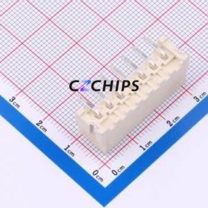 WAFER-VH3.96-7PLT-W1-P Wire-to-Board Pin Header SMD,P=3.96mm Connector 1x7P 3.96mm Vertical Mount 7P - Product Image 2