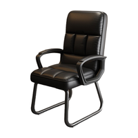 Chaise pivotante moderne en cuir pour ordinateur, idéale pour la maison, le bureau ou les étudiants, avec dossier ergonomique et hauteur réglable pour une assise confortable