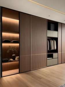 Armarios de Dormitorio de Madera Maciza de Alta Calidad, Armarios de Diseño Moderno de Alta Gama - Product Image 2