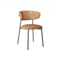 Tables et chaises de salle à manger nordiques modernes les plus vendues, chaises à dossier, chaises de salle à manger simples et décontractées