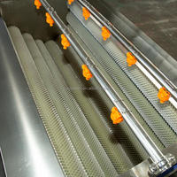 Machine de fabrication de frites surgelées à petite échelle, ligne de production de frites en acier inoxydable pour le traitement des pommes de terre