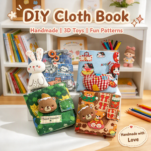 Kit <span class=keywords><strong>de</strong></span> Peluche para Hacer un Cuaderno <span class=keywords><strong>de</strong></span> Peluche, Muñeca 3D Cosida a Mano, Mini Diario Creativo, Regalo, 31cm-50cm, para Mayores <span class=keywords><strong>de</strong></span> 14 Años - Product Image 5