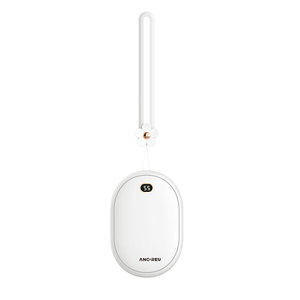 เครื่องอุ่นมืออิเล็กทรอนิกส์แบบชาร์จไฟได้ขนาดใหญ่10000mAh พร้อมดีไซน์น่ารักสำหรับใช้ในครัวเรือนกลางแจ้งโรงรถ RV ใช้แหล่งจ่ายไฟ USB - Product Image 3