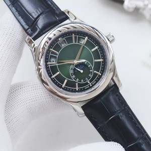 Reloj de Hombre de Alta Gama, Original, de Primera Calidad, Nuevo Diseño, Lujoso, de Negocios, con Movimiento Mecánico, Estilo Patek, Simple, con Cristal de Zafiro - Product Image 1