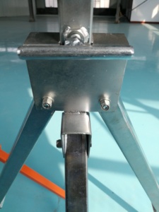 Segnaletica quadrata in tubo di acciaio forato zincato per il traffico stradale sistema di Waymarking ad alta visibilità - Product Image 2