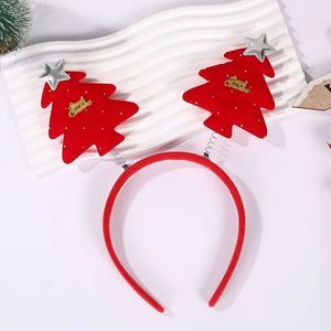 Customized Fashionable <b>Christmas</b> Cartoon Headband for Children-Party Holiday Props Cloth Material Factory Wholesale - Product Image 3