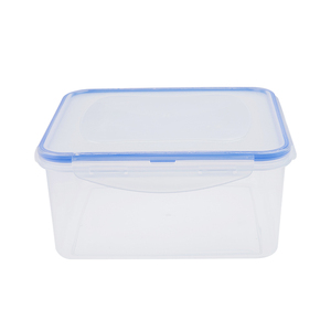 2000ml vegetable crisper fruit plastic containers Clear Plastic square Food Storage Container with Lid