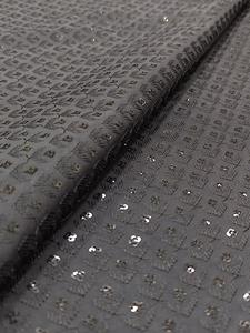 Tela de Seda Cruda de Poliéster Tejida Negra Premium, Transpirable, Ligera, Suave, Multiusos, para Acolchado, Costura, Manualidades y DIY - Product Image 2