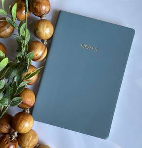 LABON lamina d'oro che timbra un bellissimo diario di quaderno con copertina in morbida pelle di pensiero di <span class=keywords><strong>scrittura</strong></span> lussuosa - Product Image 2